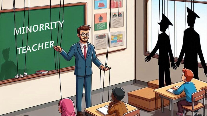 sekolah memperkerjakan guru dari agama minoritas