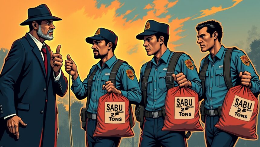 dua ton sabu berhasil diamankan