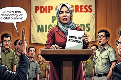 Ketua DPP PDIP Puan Maharani menyatakan partainya masih menunggu arahan resmi dari pimpinan tertinggi. Hal itu ia sampaikan saat memimpin pembukaan