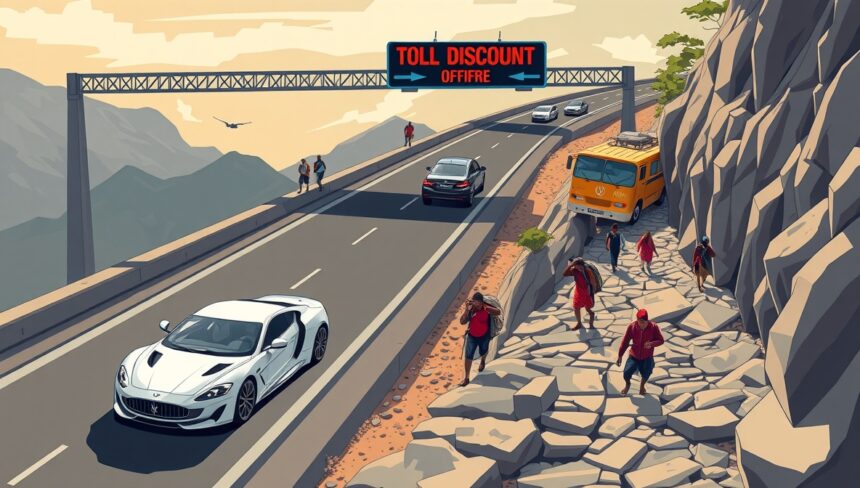 Diskon tarif tol sebesar 20 persen kembali diberlakukan oleh pemerintah pada ruas Trans-Jawa dan Trans-Sumatera.