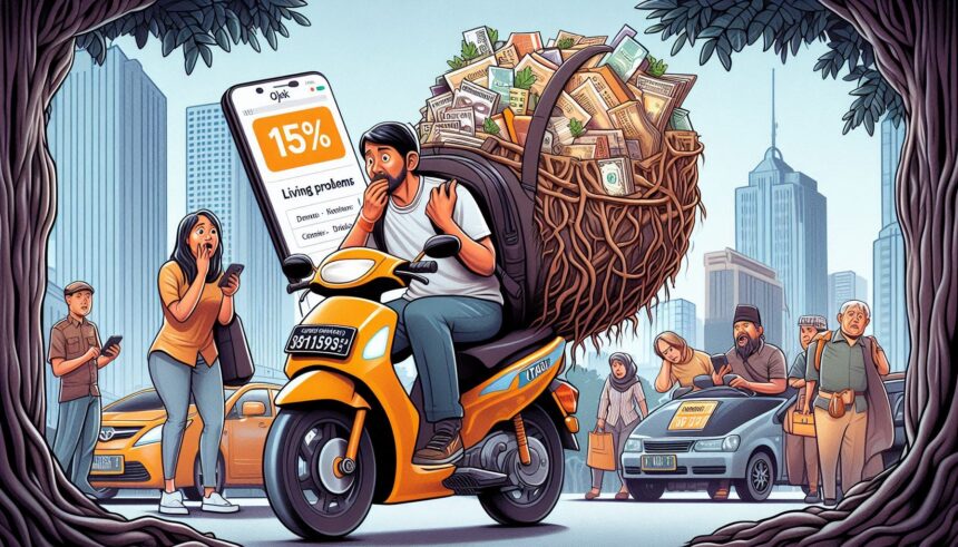 Rencana Kementerian Perhubungan menaikkan tarif ojek online (ojol) hingga 15 persen memantik respons kritis berbagai pihak
