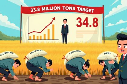 Mentan Target 33,8 Juta Ton Beras, Partai X: Target Naik, Tapi Petani Masih Tercekik Biaya Produksi!