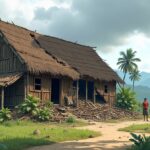 Indonesia rumah rusak