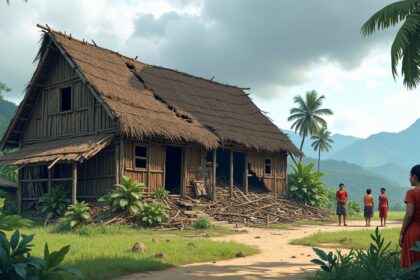 Indonesia rumah rusak