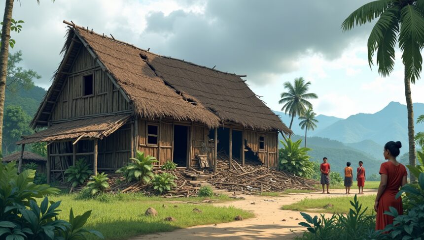Indonesia rumah rusak