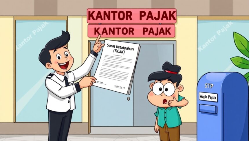 Secara normatif, Surat Ketetapan Pajak dan Surat Tagihan Pajak harus disampaikan kepada wajib pajak. Waktu penerimaan SKP dan STP tidak pasti