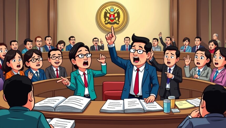 Dewan Perwakilan Rakyat (DPR) menggelar rapat paripurna dengan agenda penting, termasuk pengambilan keputusan RUU APBN