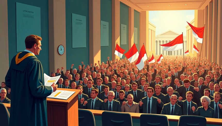 Ia menilai, narasi bahwa demonstrasi membuktikan gagalnya demokrasi adalah propaganda kelompok radikal. Menurutnya, akar masalah aksi protes adalah