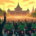Ojek online (ojol) bersama mahasiswa berencana menggelar demonstrasi besar di depan Gedung DPR. Ketua Umum Garda Indonesia Igun Wicaksono