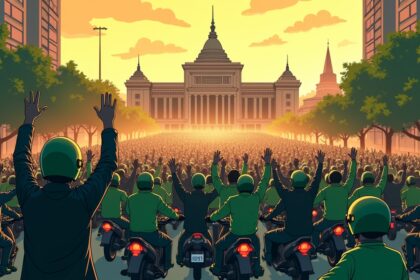 Ojek online (ojol) bersama mahasiswa berencana menggelar demonstrasi besar di depan Gedung DPR. Ketua Umum Garda Indonesia Igun Wicaksono