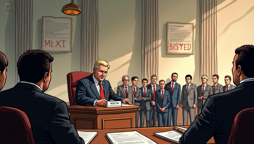 Mahkamah Konstitusi (MK) menolak seluruh permohonan uji materi terhadap Pasal 22 dan Pasal 33 ayat (1) Undang-Undang Partai Politik